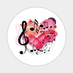 Musical Note Poster Magnet